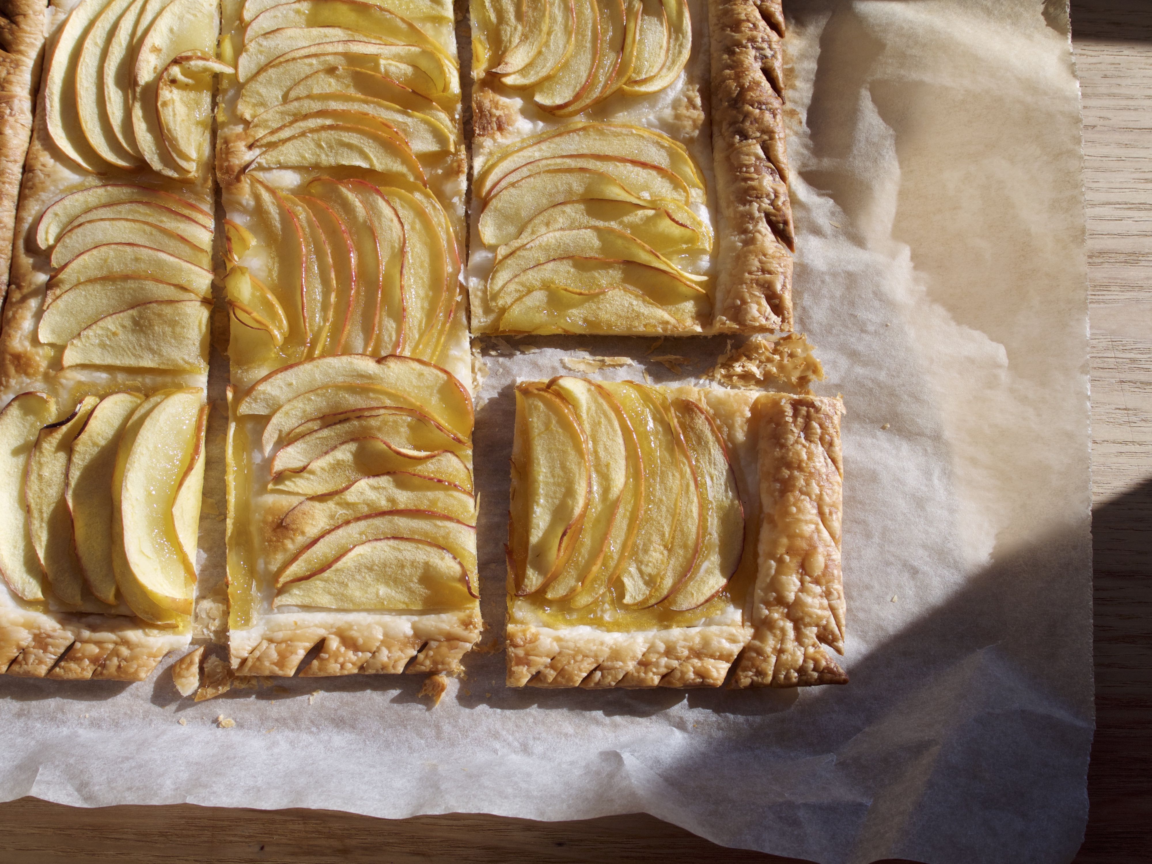 vegan apple tart